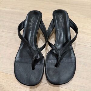 Tony Bianco Sleek Black Sandals